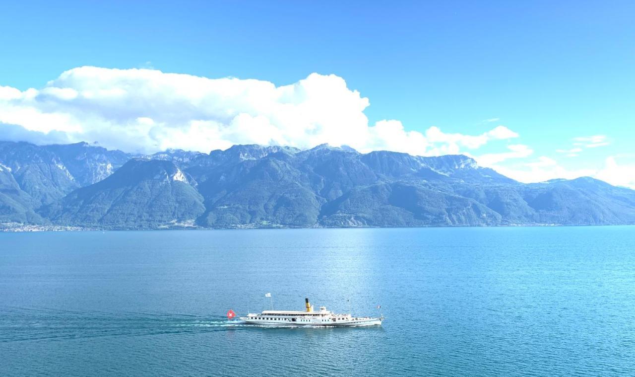 La Gremillette Gourmande Lavaux Leilighet Rivaz Eksteriør bilde
