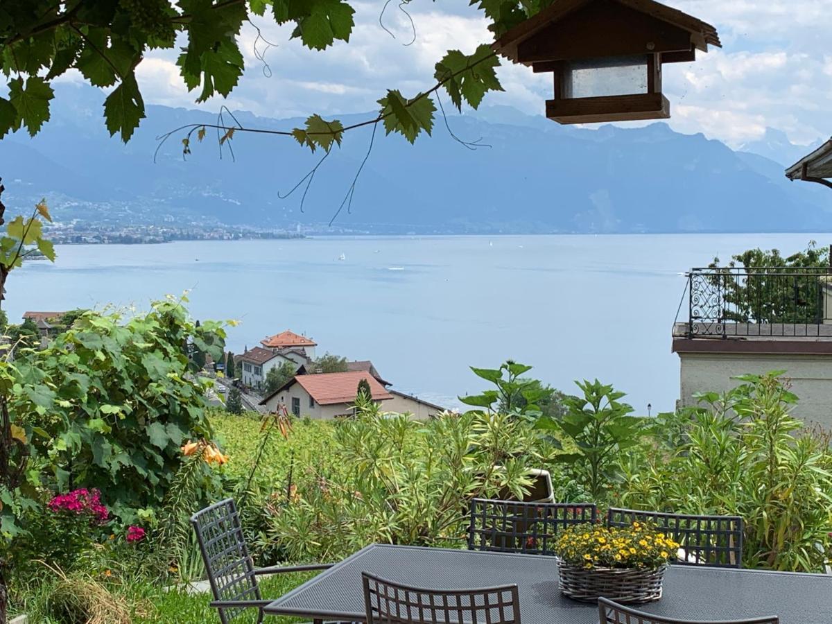 La Gremillette Gourmande Lavaux Leilighet Rivaz Eksteriør bilde